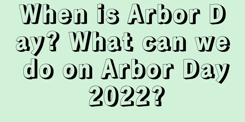 When is Arbor Day? What can we do on Arbor Day 2022?