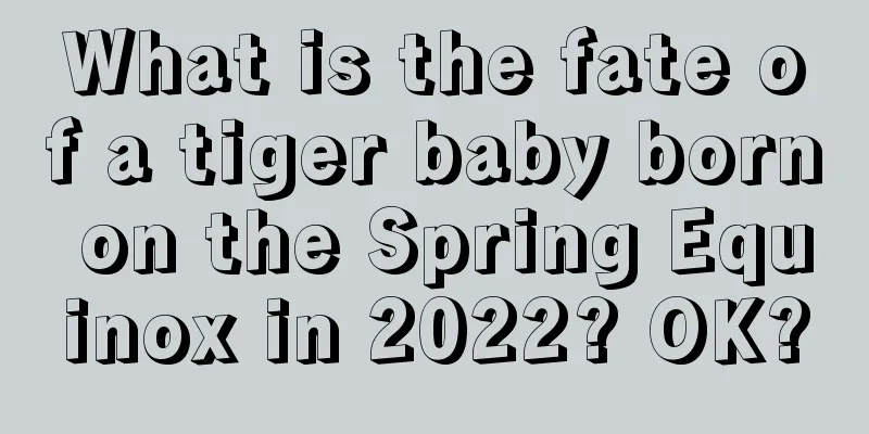 What is the fate of a tiger baby born on the Spring Equinox in 2022? OK?