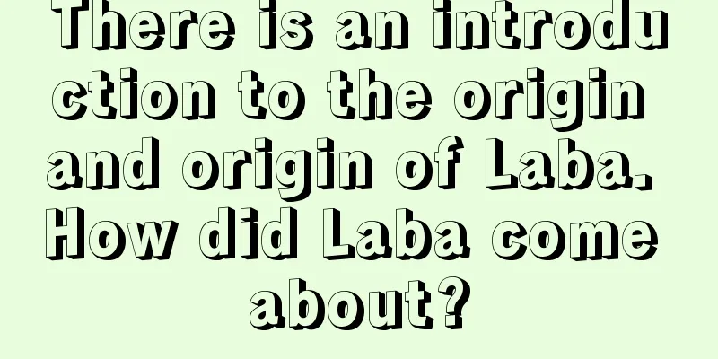 There is an introduction to the origin and origin of Laba. How did Laba come about?