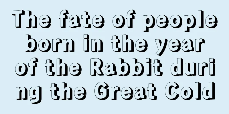 The fate of people born in the year of the Rabbit during the Great Cold