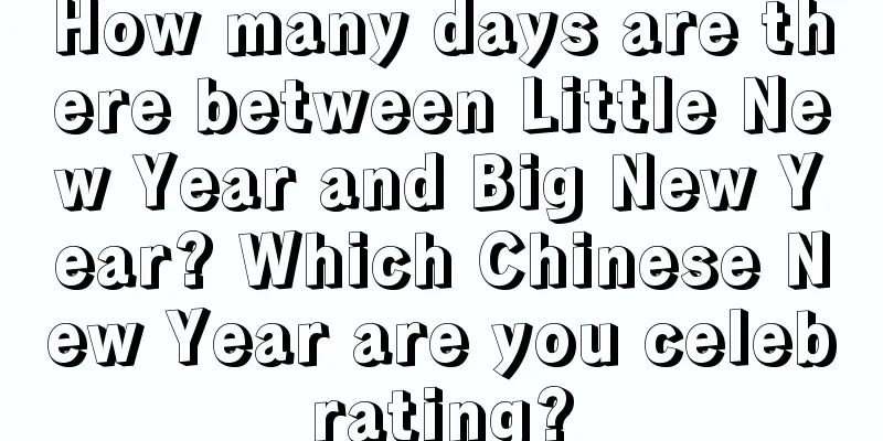 How many days are there between Little New Year and Big New Year? Which Chinese New Year are you celebrating?