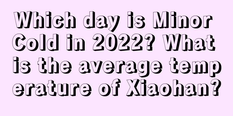 Which day is Minor Cold in 2022? What is the average temperature of Xiaohan?