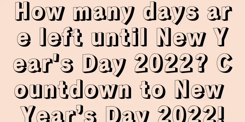 How many days are left until New Year's Day 2022? Countdown to New Year’s Day 2022!