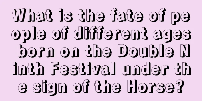 What is the fate of people of different ages born on the Double Ninth Festival under the sign of the Horse?