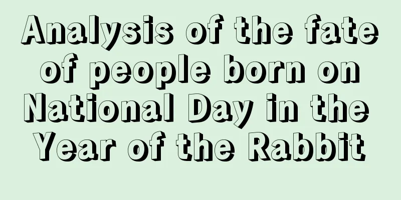 Analysis of the fate of people born on National Day in the Year of the Rabbit