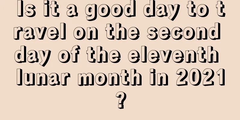 Is it a good day to travel on the second day of the eleventh lunar month in 2021?