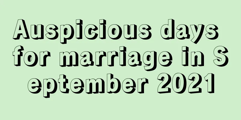 Auspicious days for marriage in September 2021