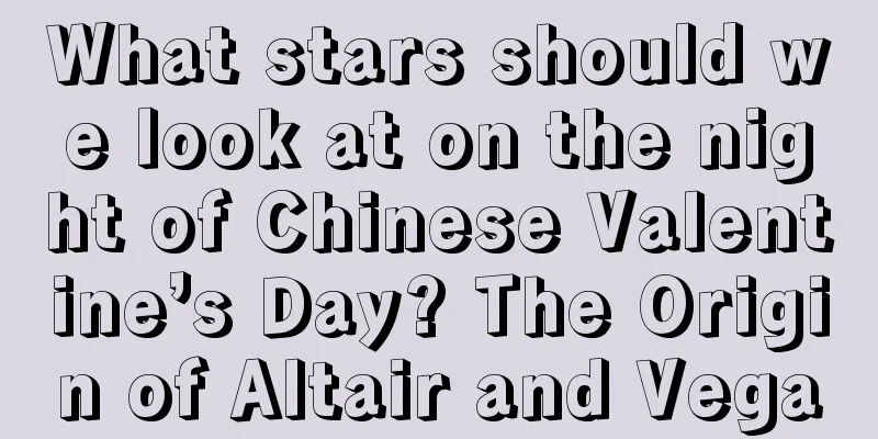 What stars should we look at on the night of Chinese Valentine’s Day? The Origin of Altair and Vega