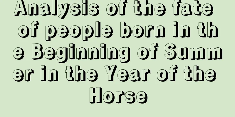 Analysis of the fate of people born in the Beginning of Summer in the Year of the Horse