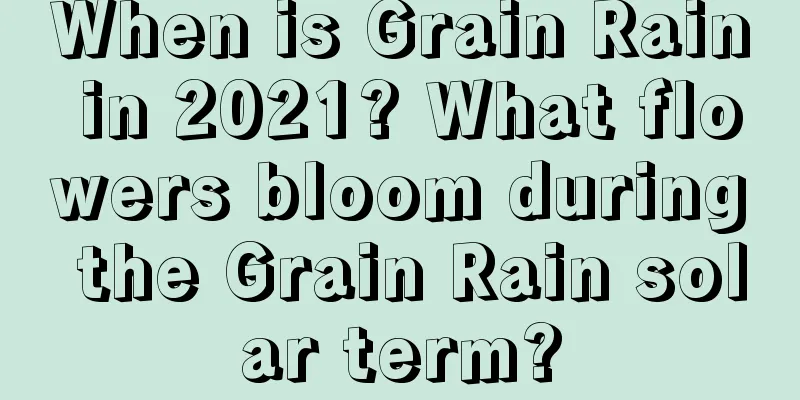 When is Grain Rain in 2021? What flowers bloom during the Grain Rain solar term?