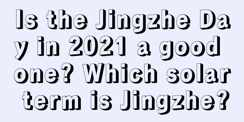 Is the Jingzhe Day in 2021 a good one? Which solar term is Jingzhe?