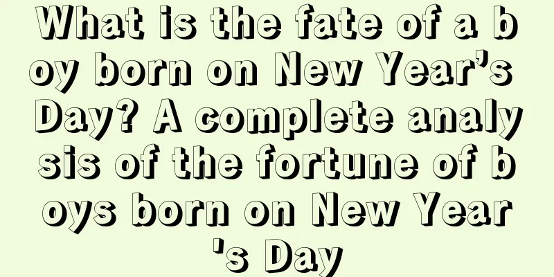 What is the fate of a boy born on New Year’s Day? A complete analysis of the fortune of boys born on New Year's Day