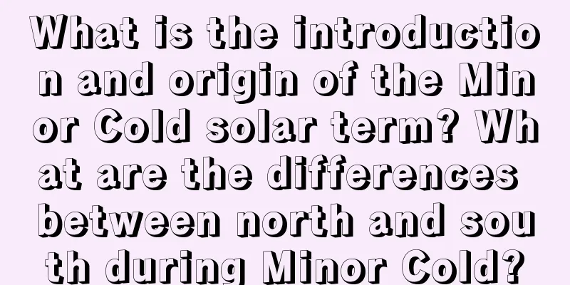 What is the introduction and origin of the Minor Cold solar term? What are the differences between north and south during Minor Cold?
