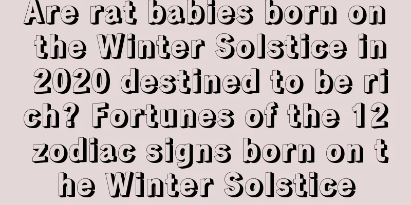 Are rat babies born on the Winter Solstice in 2020 destined to be rich? Fortunes of the 12 zodiac signs born on the Winter Solstice
