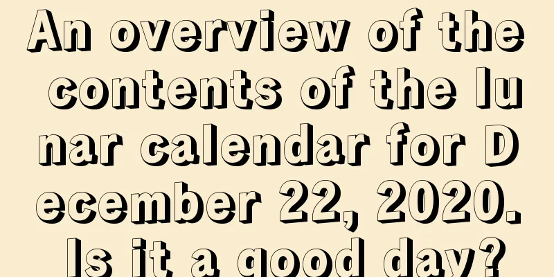 An overview of the contents of the lunar calendar for December 22, 2020. Is it a good day?