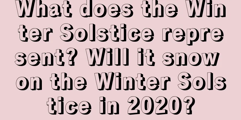 What does the Winter Solstice represent? Will it snow on the Winter Solstice in 2020?