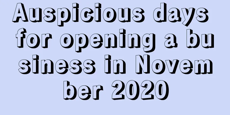 Auspicious days for opening a business in November 2020