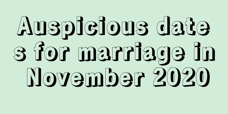 Auspicious dates for marriage in November 2020