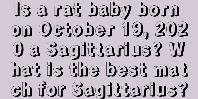 Is a rat baby born on October 19, 2020 a Sagittarius? What is the best match for Sagittarius?