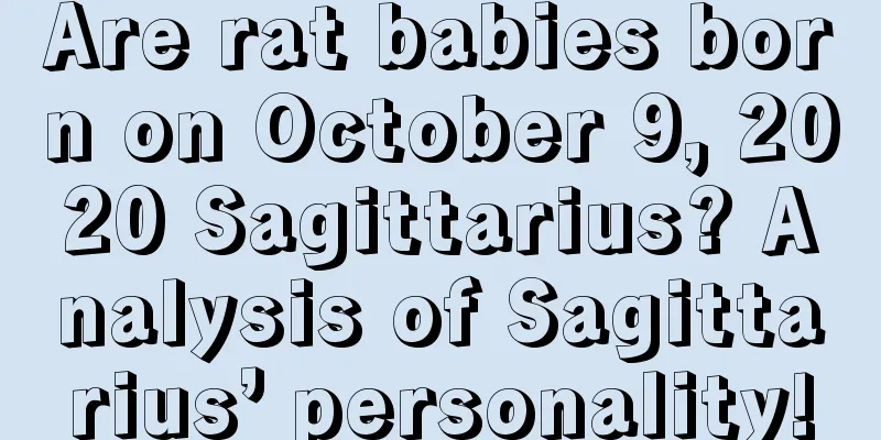 Are rat babies born on October 9, 2020 Sagittarius? Analysis of Sagittarius’ personality!