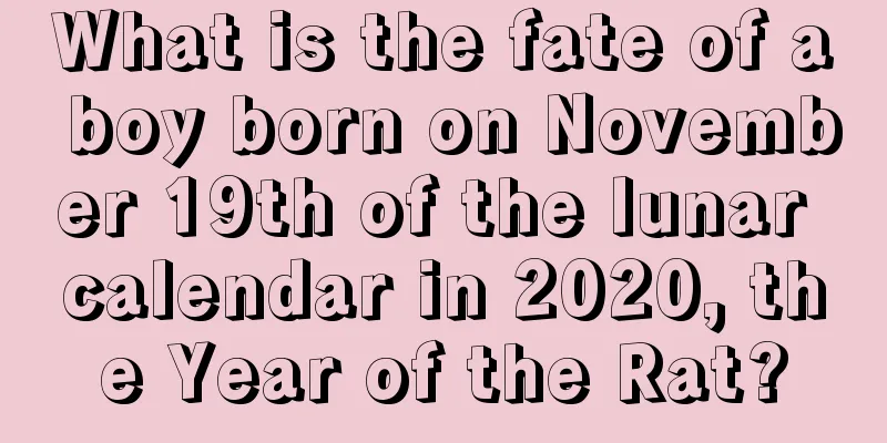 What is the fate of a boy born on November 19th of the lunar calendar in 2020, the Year of the Rat?