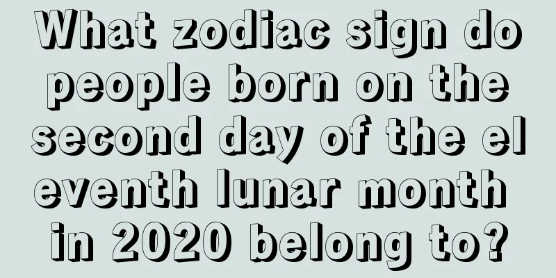 What zodiac sign do people born on the second day of the eleventh lunar month in 2020 belong to?