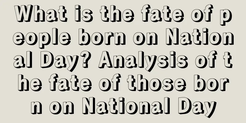 What is the fate of people born on National Day? Analysis of the fate of those born on National Day
