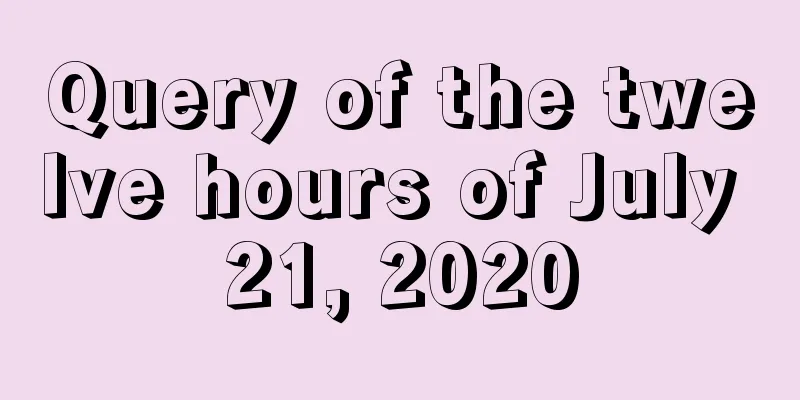Query of the twelve hours of July 21, 2020
