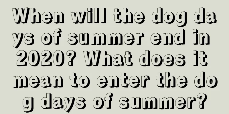When will the dog days of summer end in 2020? What does it mean to enter the dog days of summer?