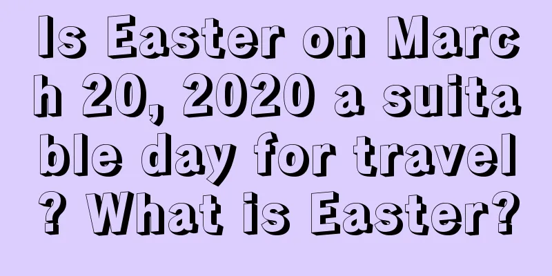Is Easter on March 20, 2020 a suitable day for travel? What is Easter?