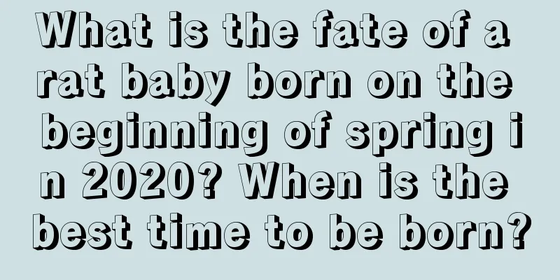 What is the fate of a rat baby born on the beginning of spring in 2020? When is the best time to be born?
