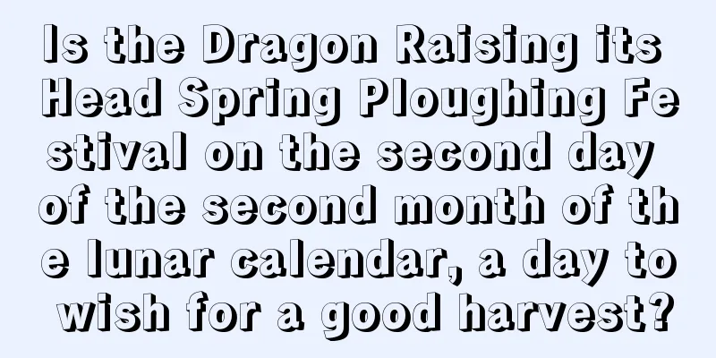 Is the Dragon Raising its Head Spring Ploughing Festival on the second day of the second month of the lunar calendar, a day to wish for a good harvest?