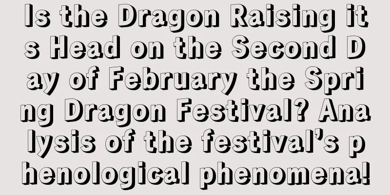 Is the Dragon Raising its Head on the Second Day of February the Spring Dragon Festival? Analysis of the festival’s phenological phenomena!