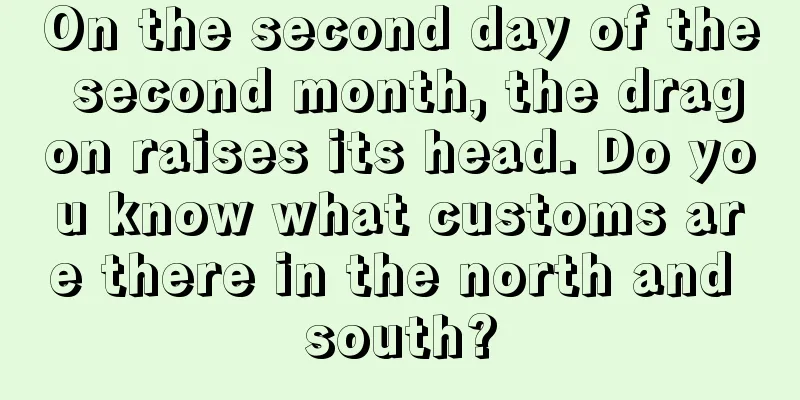 On the second day of the second month, the dragon raises its head. Do you know what customs are there in the north and south?