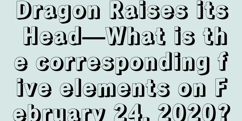 Dragon Raises its Head—What is the corresponding five elements on February 24, 2020?