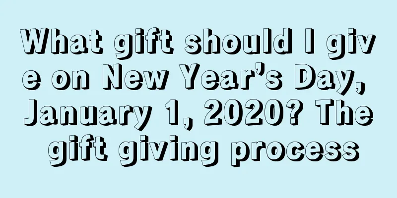 What gift should I give on New Year’s Day, January 1, 2020? The gift giving process