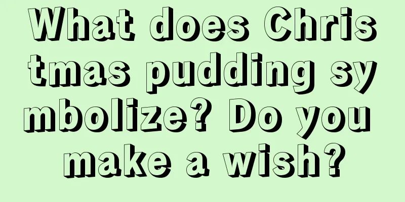 What does Christmas pudding symbolize? Do you make a wish?