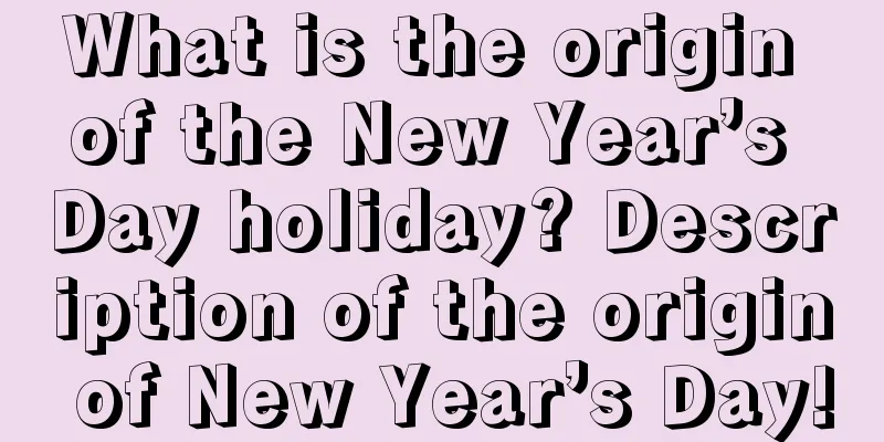 What is the origin of the New Year’s Day holiday? Description of the origin of New Year’s Day!