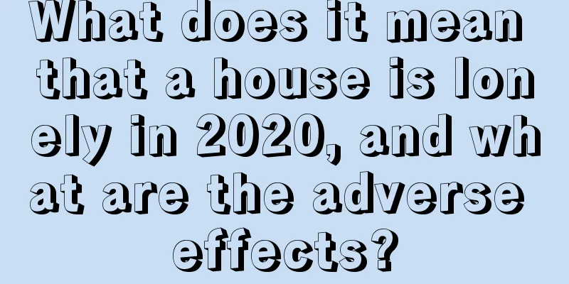 What does it mean that a house is lonely in 2020, and what are the adverse effects?