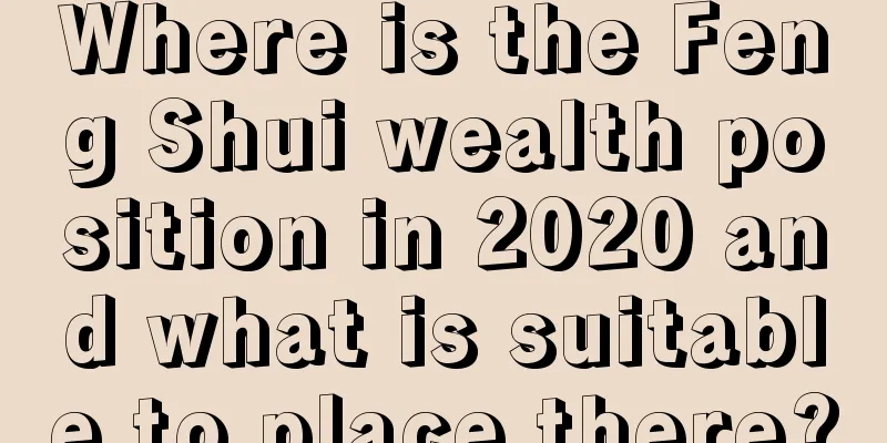 Where is the Feng Shui wealth position in 2020 and what is suitable to place there?