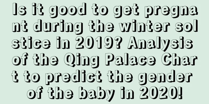 Is it good to get pregnant during the winter solstice in 2019? Analysis of the Qing Palace Chart to predict the gender of the baby in 2020!