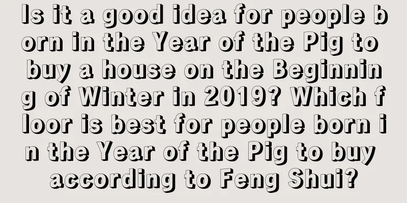 Is it a good idea for people born in the Year of the Pig to buy a house on the Beginning of Winter in 2019? Which floor is best for people born in the Year of the Pig to buy according to Feng Shui?