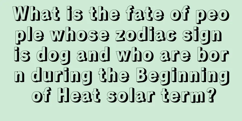 What is the fate of people whose zodiac sign is dog and who are born during the Beginning of Heat solar term?