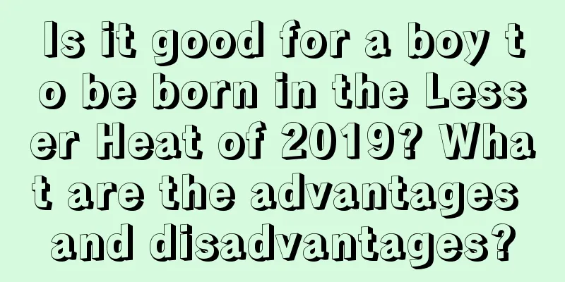 Is it good for a boy to be born in the Lesser Heat of 2019? What are the advantages and disadvantages?