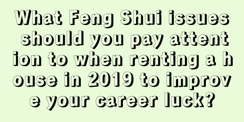 What Feng Shui issues should you pay attention to when renting a house in 2019 to improve your career luck?