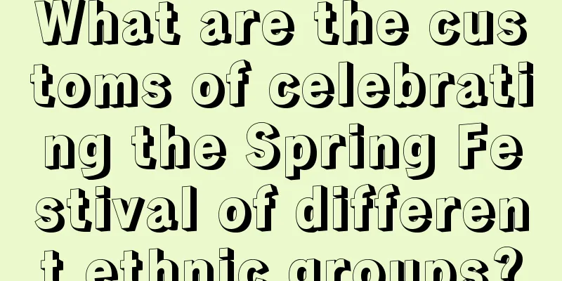 What are the customs of celebrating the Spring Festival of different ethnic groups?