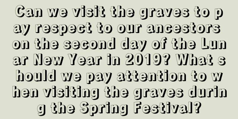 Can we visit the graves to pay respect to our ancestors on the second day of the Lunar New Year in 2019? What should we pay attention to when visiting the graves during the Spring Festival?