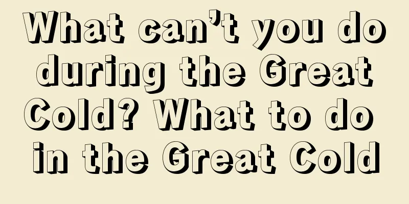 What can’t you do during the Great Cold? What to do in the Great Cold