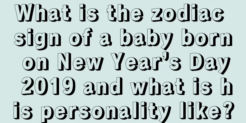 What is the zodiac sign of a baby born on New Year’s Day 2019 and what is his personality like?