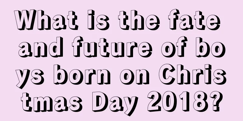 What is the fate and future of boys born on Christmas Day 2018?